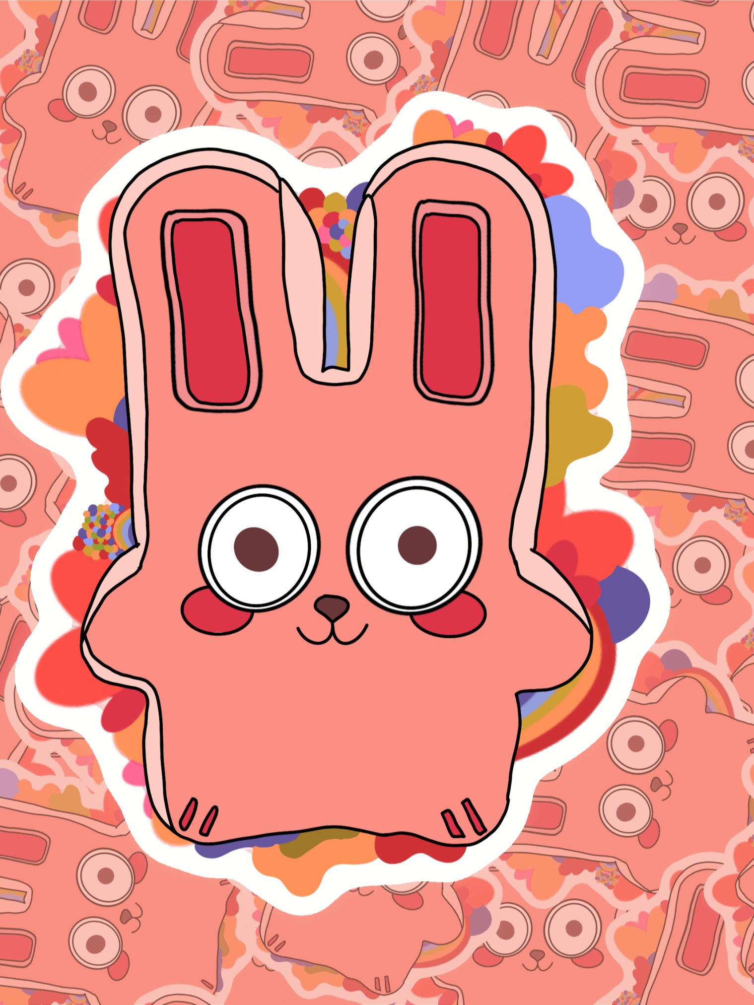Freezer Bunny Sticker product image (1)