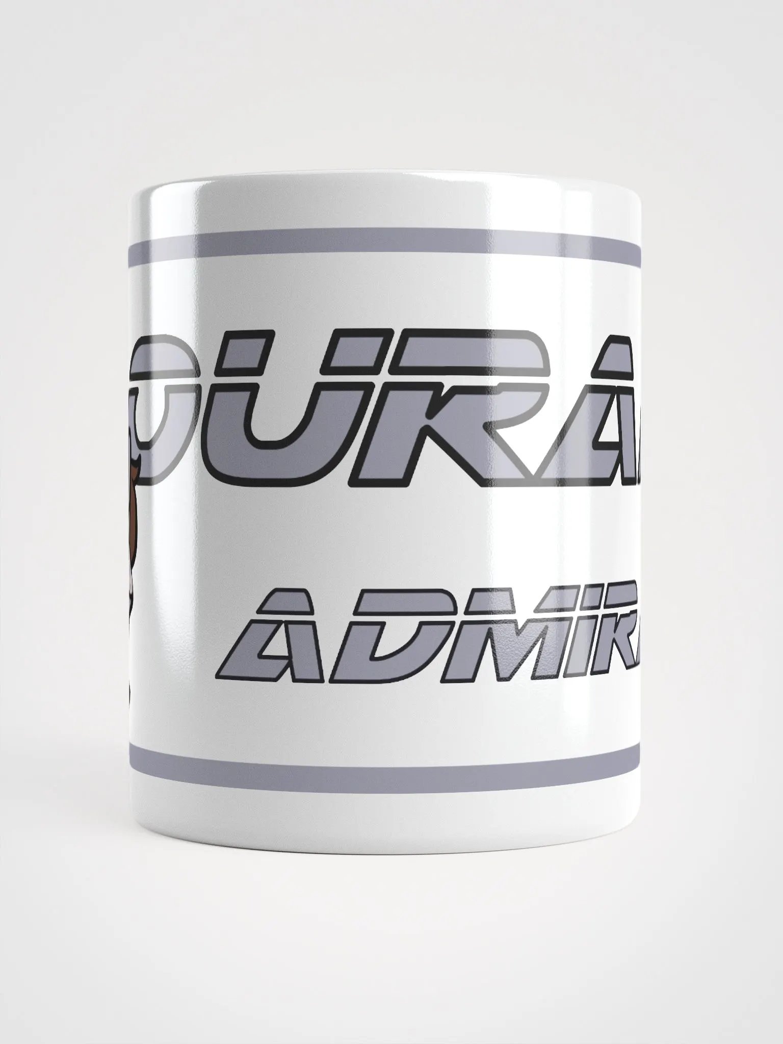 Admiral Ourania Duck White Glossy Mug product image (5)