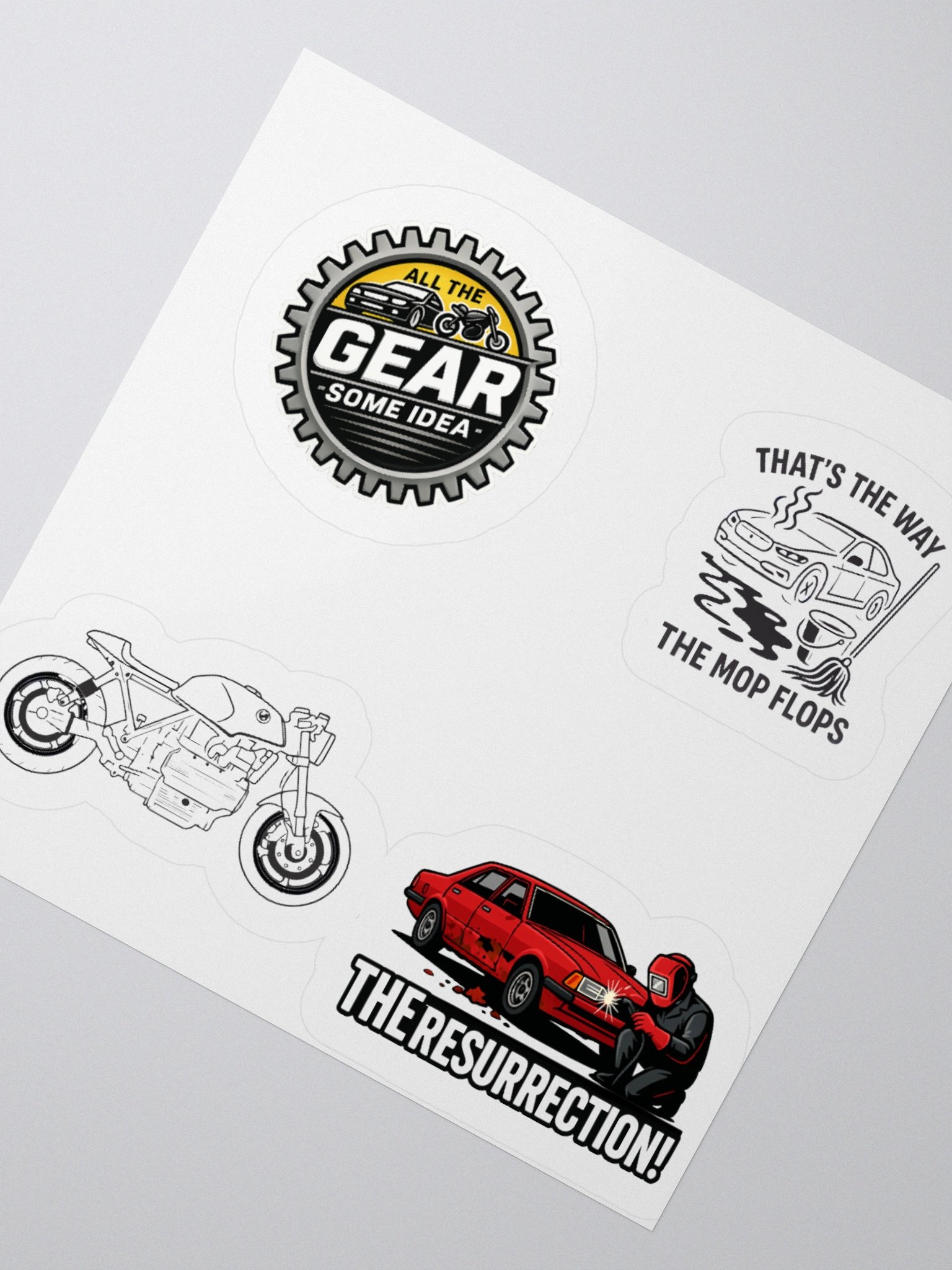 All The Gear Some Idea Sticker Kit product image (4)
