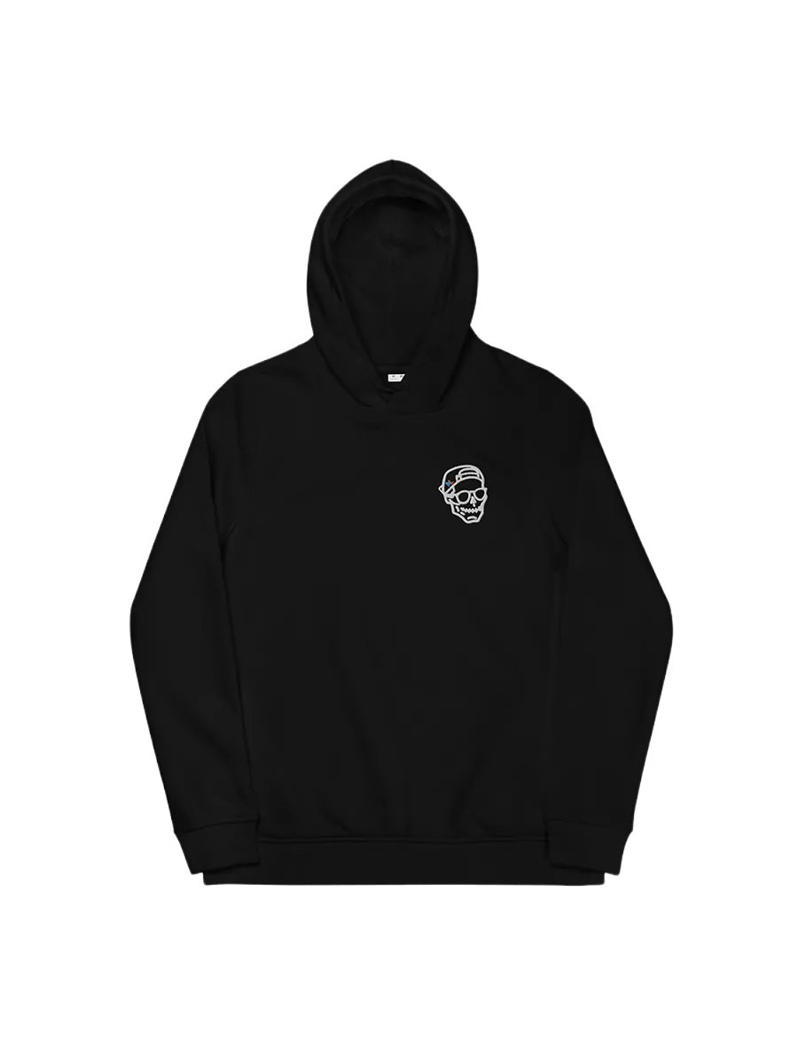 Embroidered Skull - Fitted Eco Hoodie product image (1)