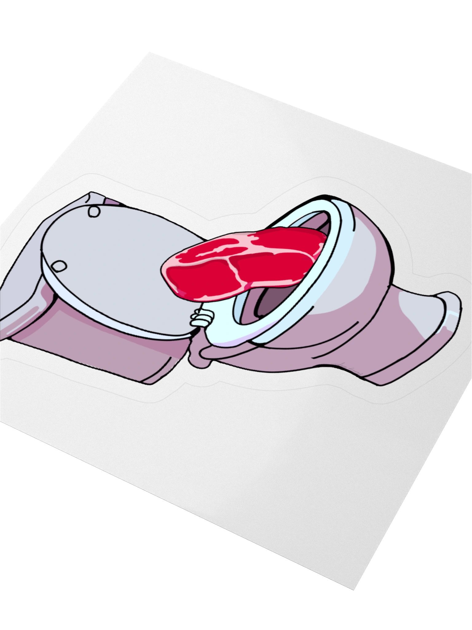 Toilet Steak Sticker product image (7)