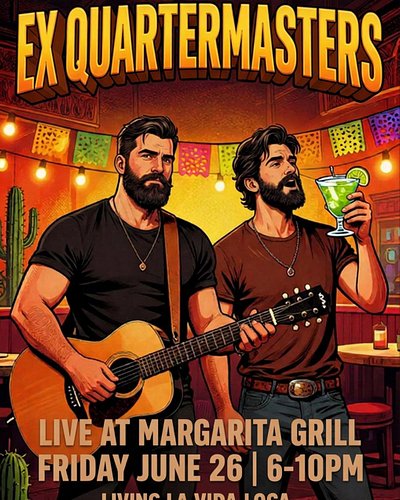 This Friday night at Margarita Grill in Pelham!  We start at 6! Come hear all the tunes you forgot about!