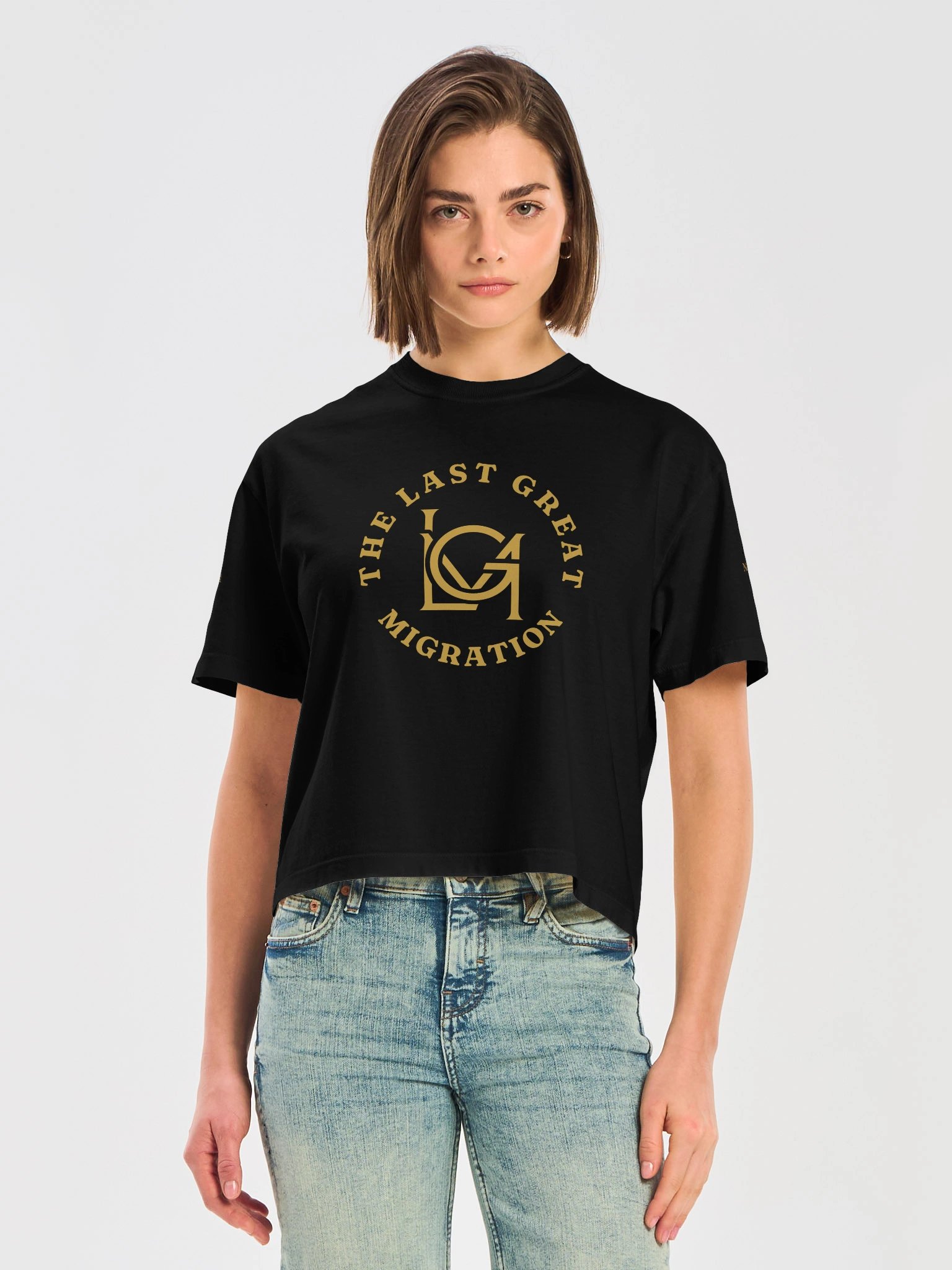 The Emblem Boxy Tee with Sleeve Stars (Women's) product image (5)