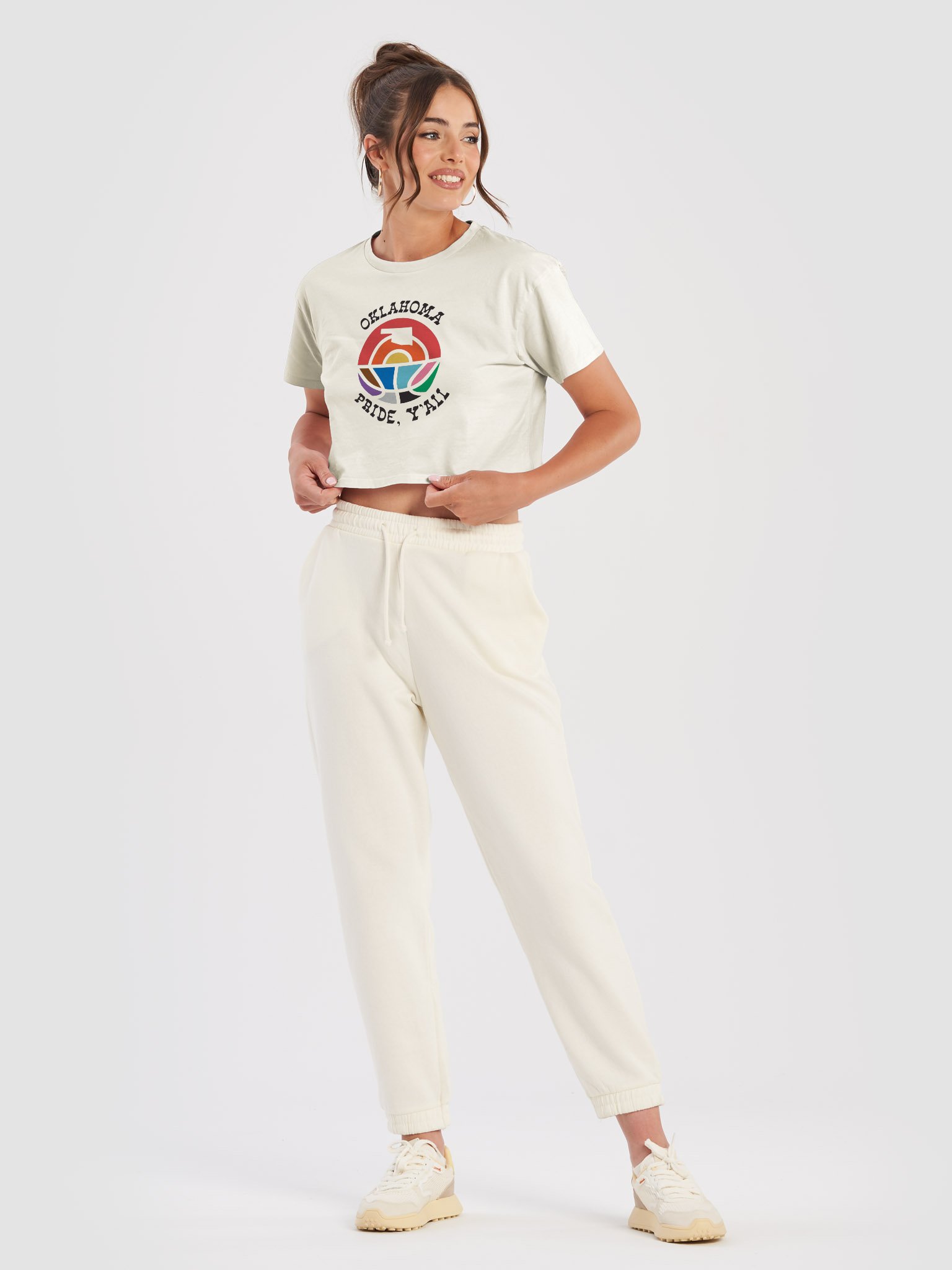Oklahoma Love and Basketball Pride Crop Top product image (3)