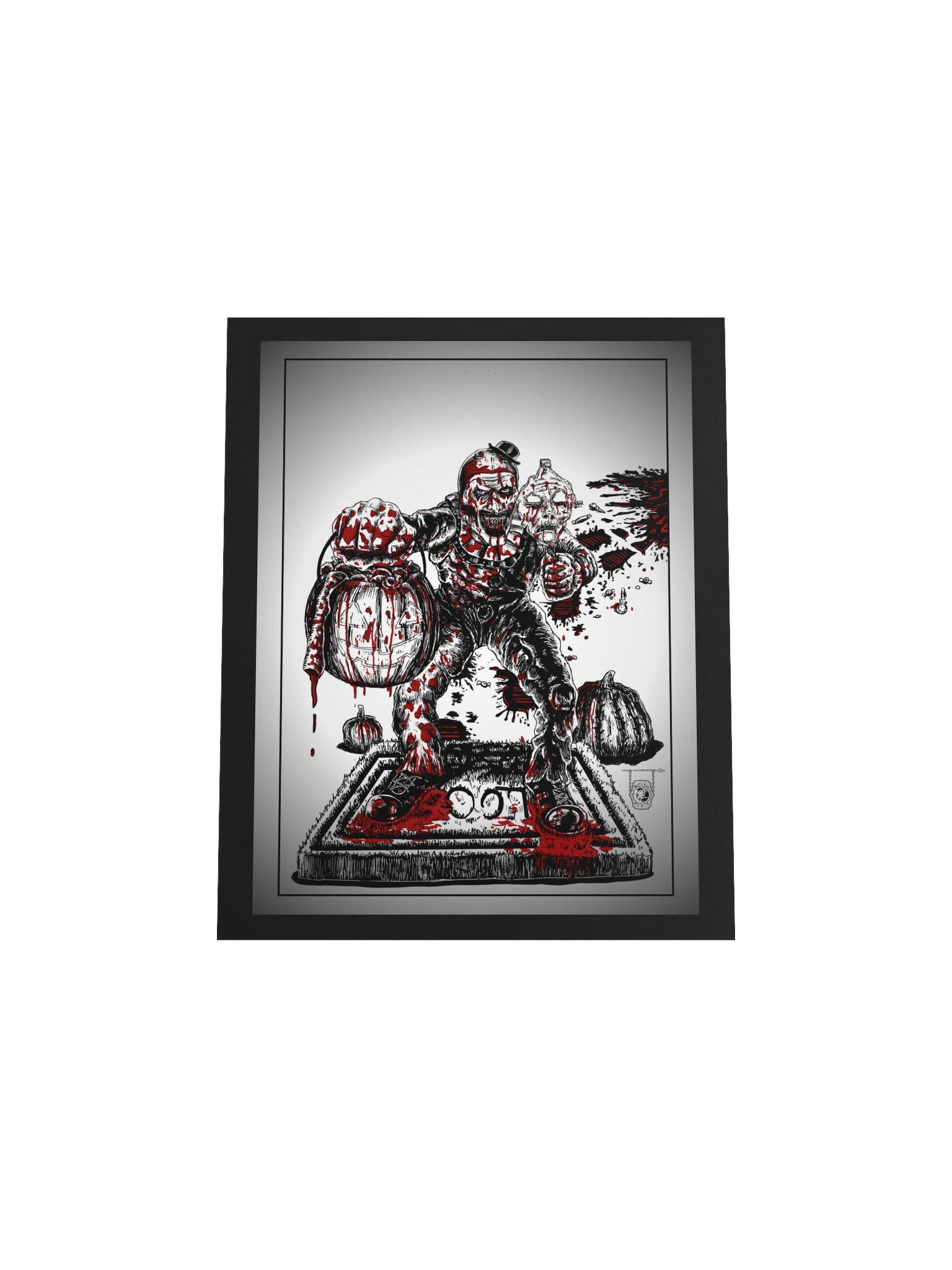 Trick or Treat with Art the Clown- Poster Print (Bloody Version) product image (5)