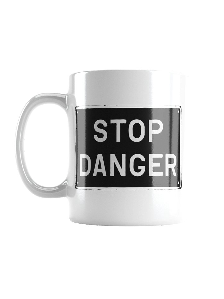STOP DANGER Vintage Railway Metal Sign Mug product image (3)