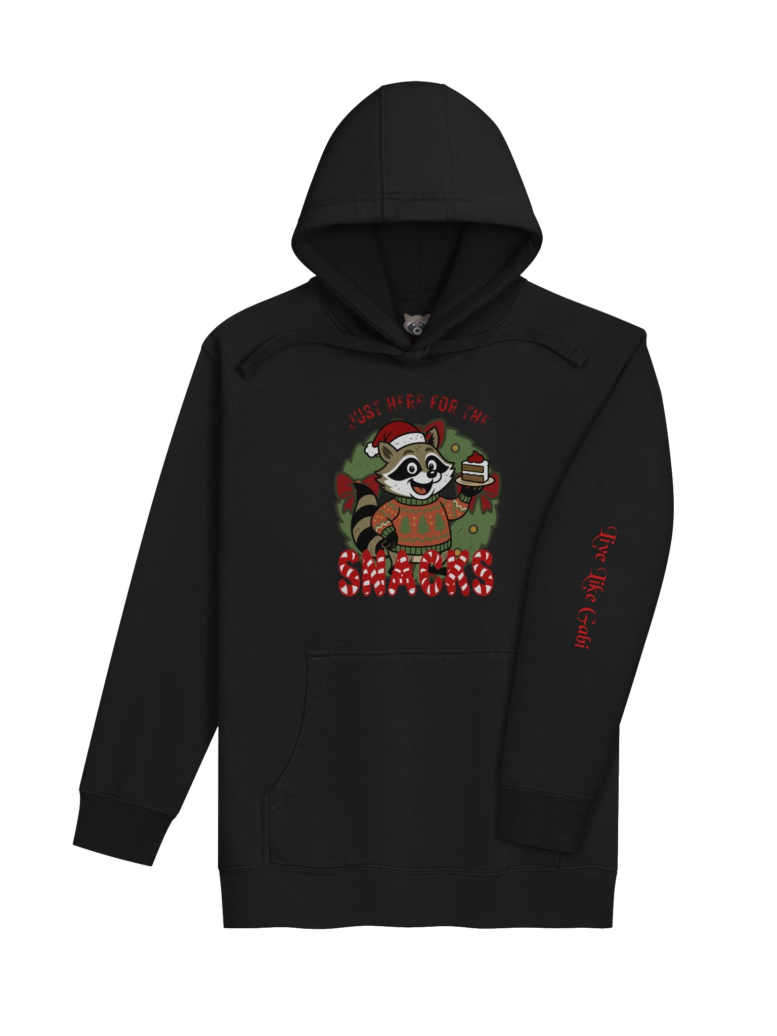Just Here for the Snacks Holiday Hoodie product image (18)