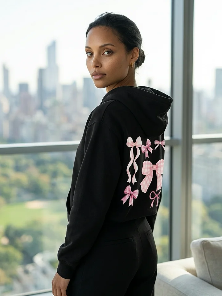 Cotton Heritage Unisex Premium Hoodie — Pink Ribbon Cluster product image (1)