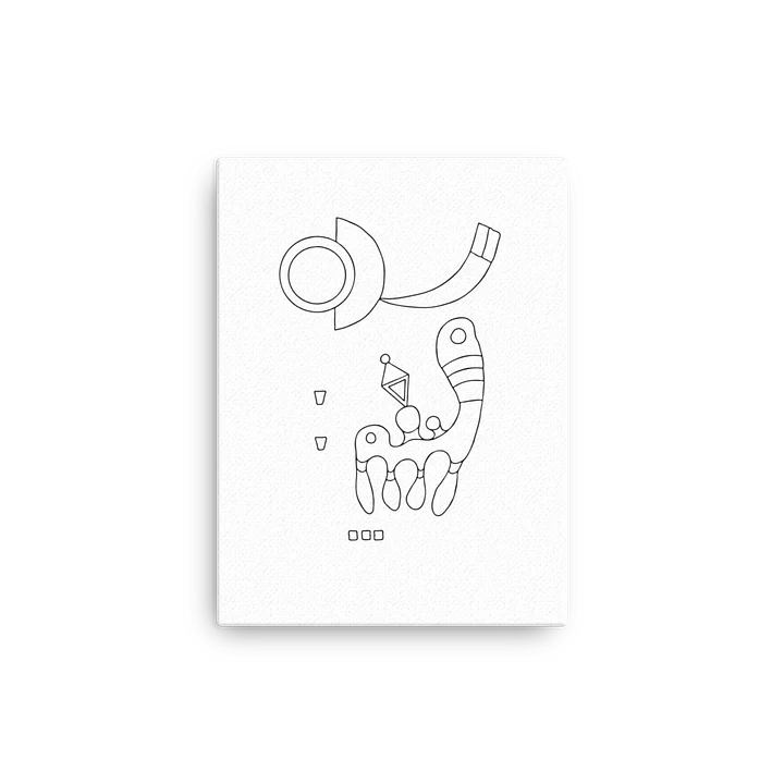 Kandinsky — 11 Tableaux et 7 Poèmes, 1945 | Color Your Own Canvas Print product image (11)
