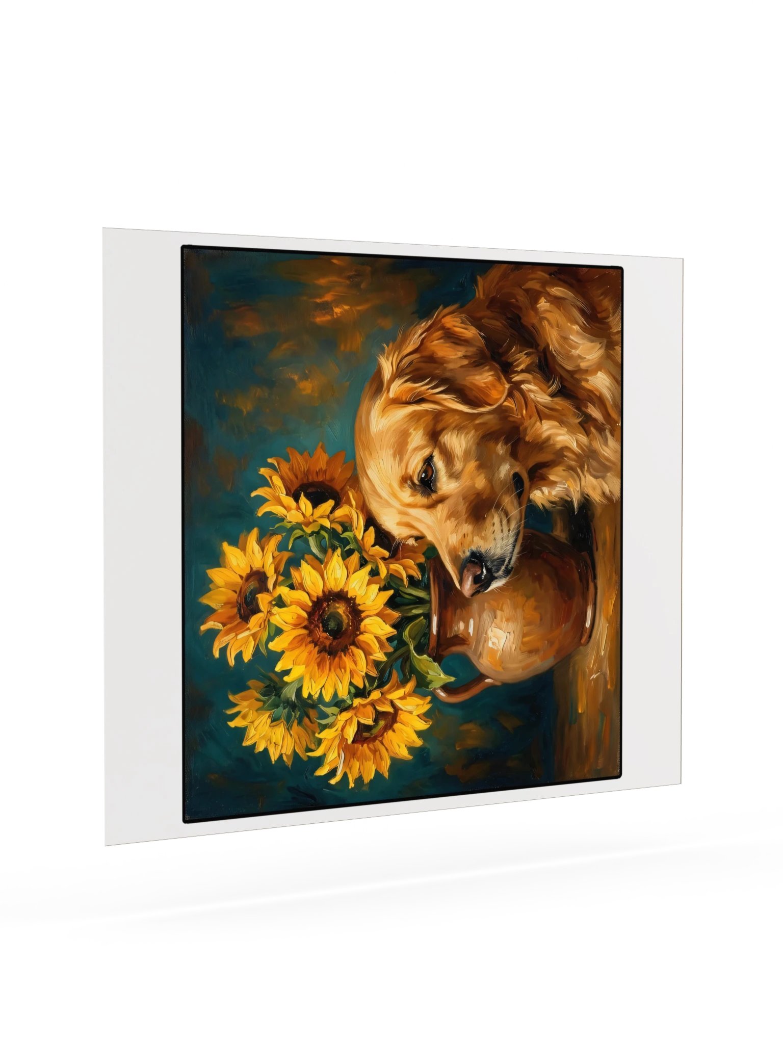 Sunflowers Golden Poster product image (21)