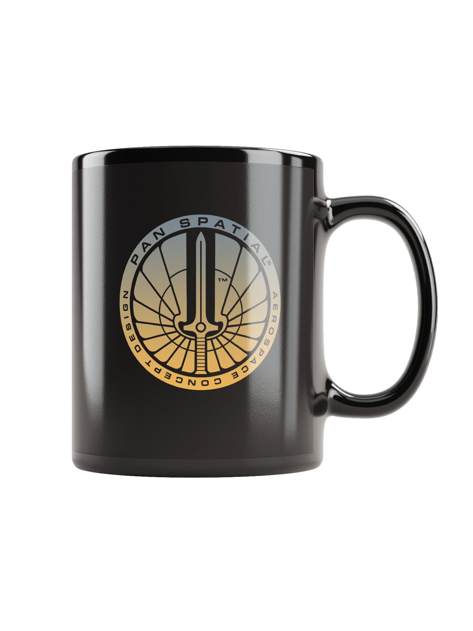 Pan Spatial Black and Gold Mug product image (2)