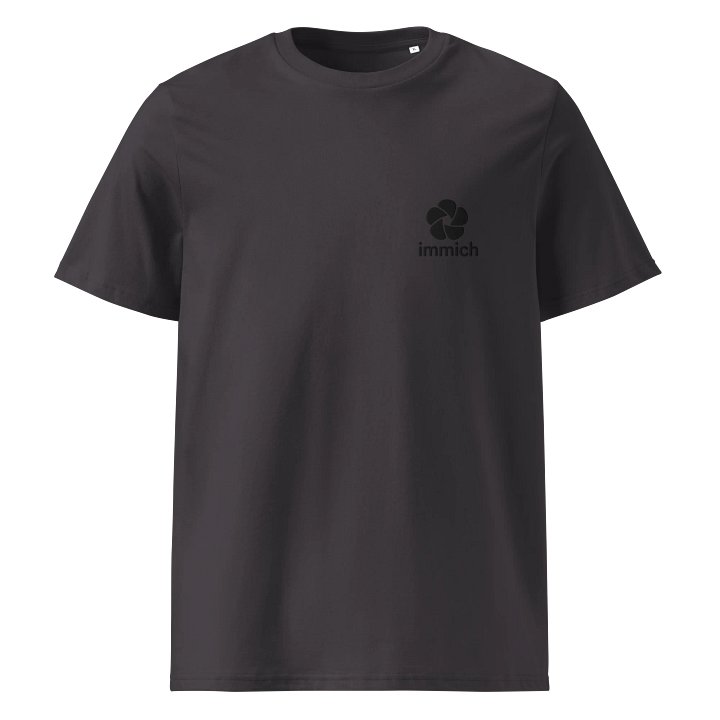 Stealth Stacked Logo Organic T-Shirt Embroidered product image (4)