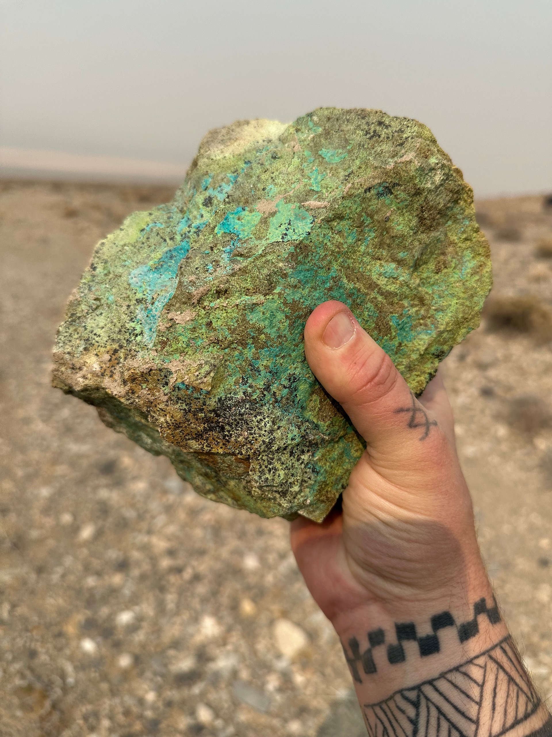 Premium Hand-Sourced Chrysocolla Field Rough product image (5)