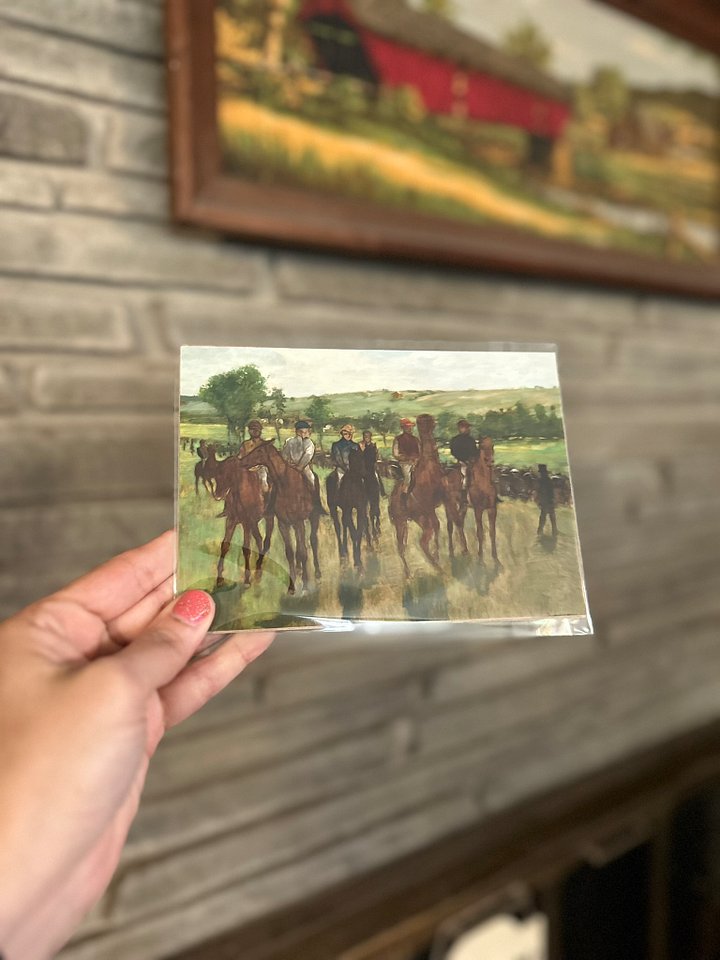 Edgar Degas "The Riders" Vintage Equestrian Giclee Fine Art Print | 5x7 | The Ribbon Room product image (1)