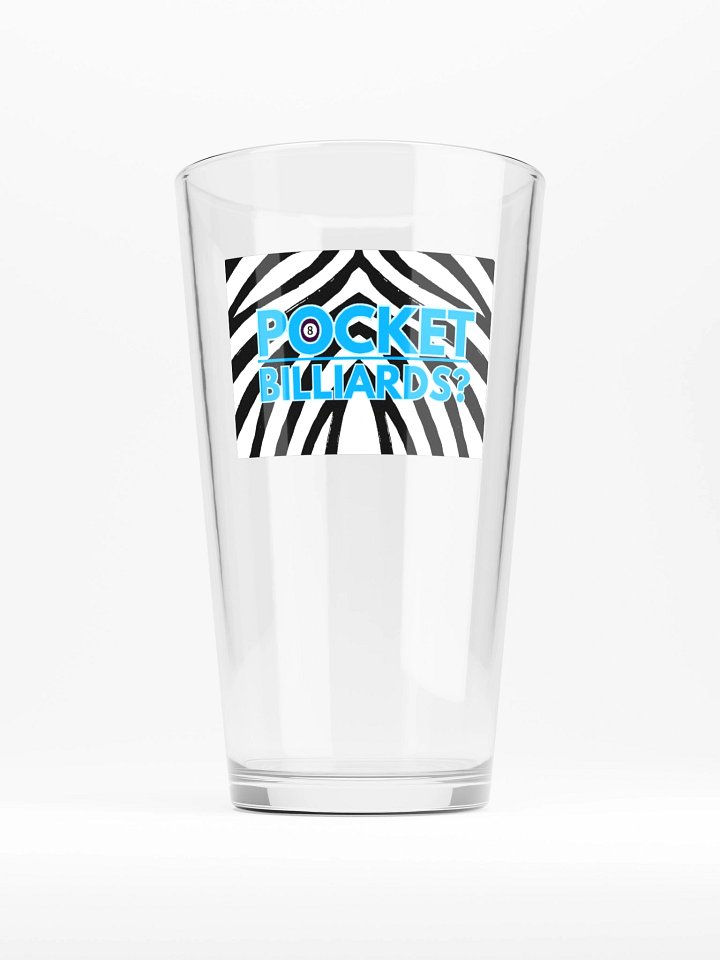 POCKET BILLIARDS PINT GLASS product image (1)