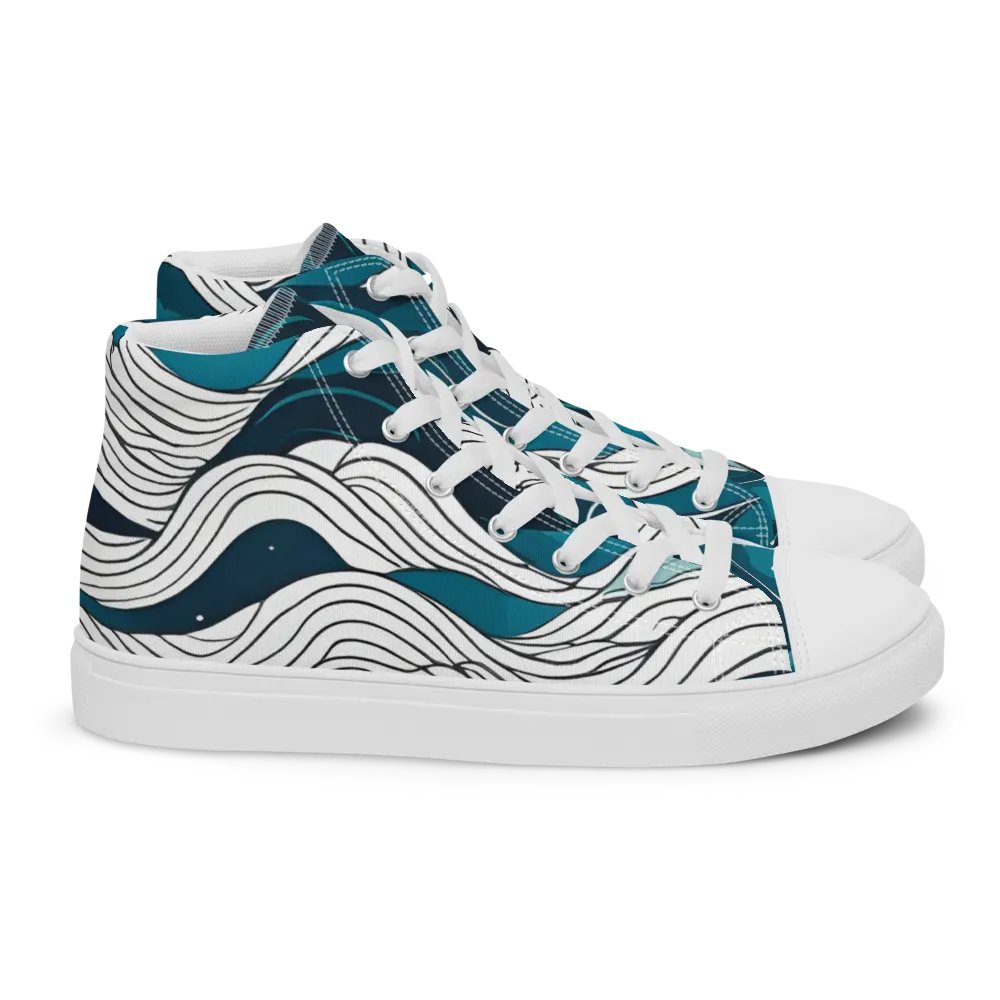 Fluidity Blue High Tops product image (2)