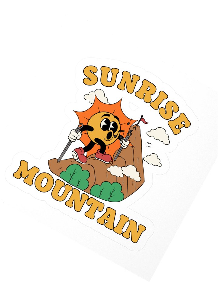 Nostalgia Collection | Sunrise Mountain Sticker product image (5)