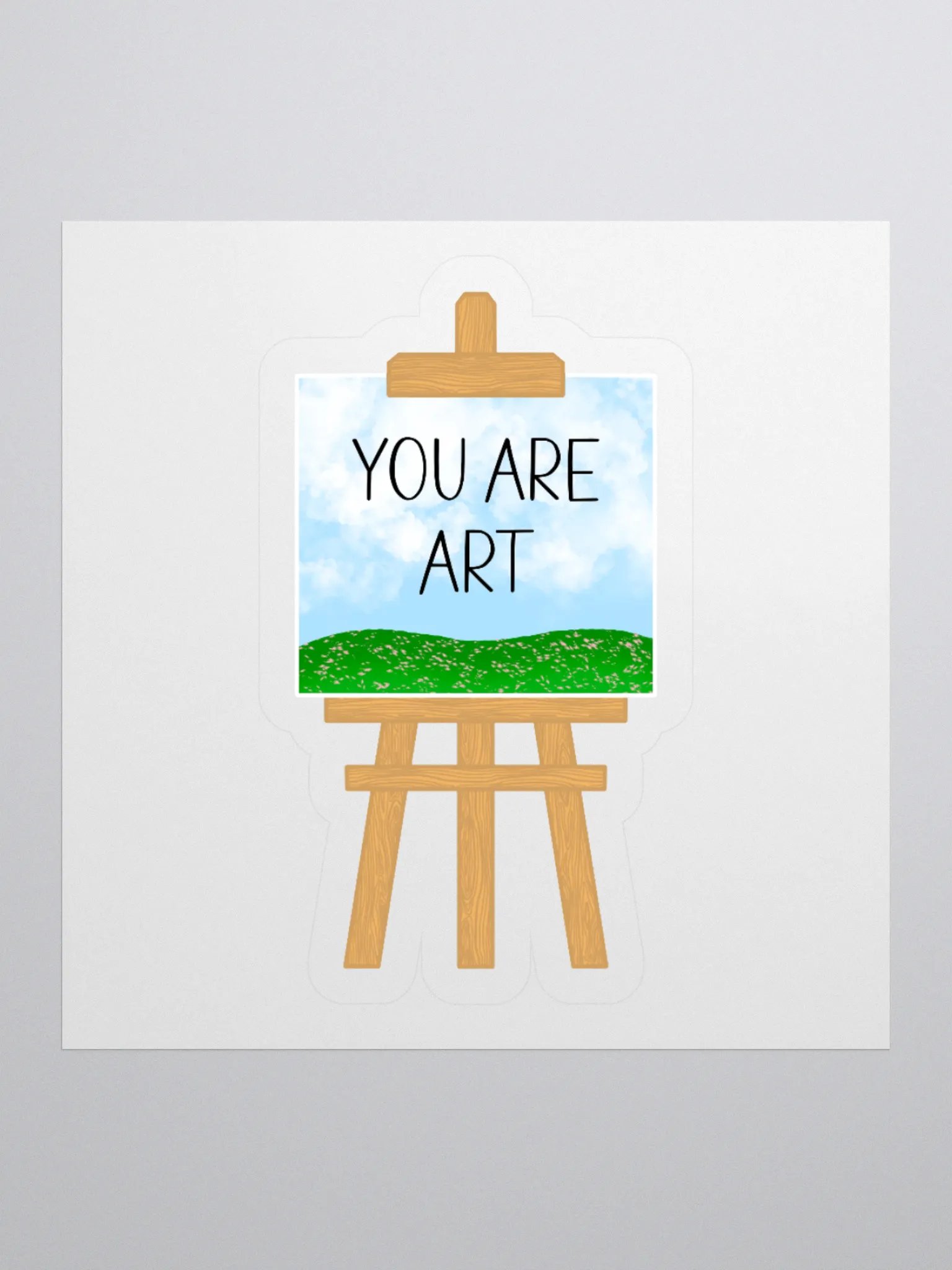 You Are Art Sticker product image (1)