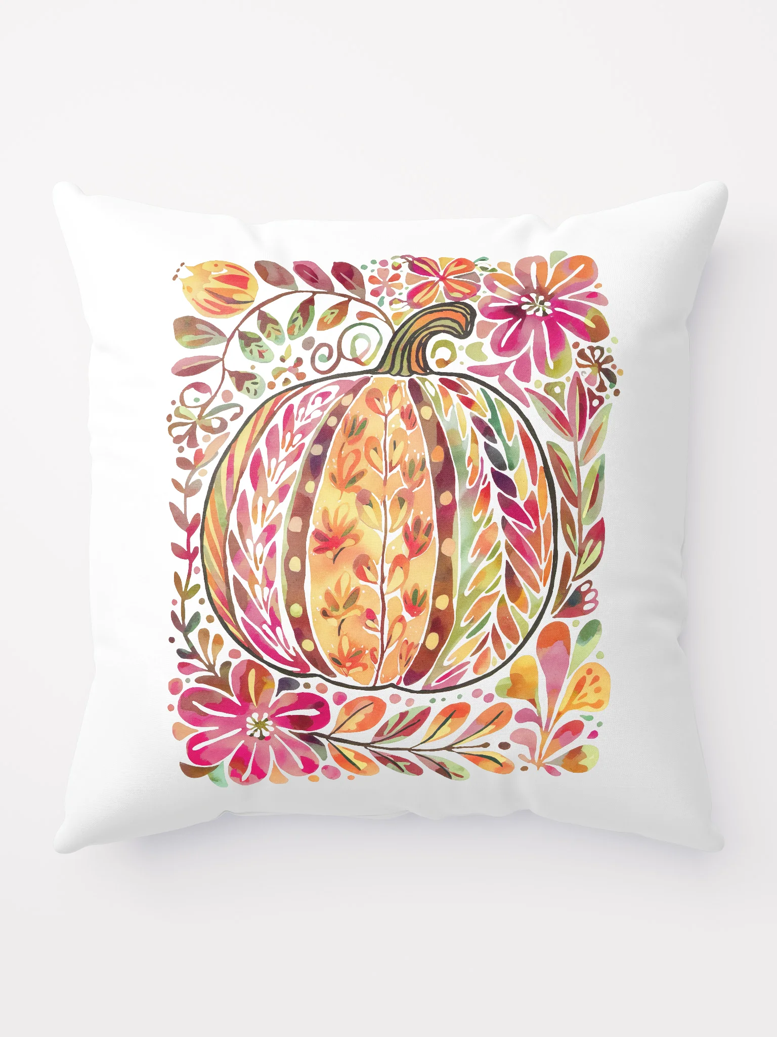 Vibrant Pumpkin Patch Pillow product image (5)