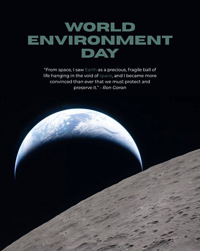 Happy World Environment Day! 🌍

From orbit, we gain a powerful new view of our planet’s fragile beauty and the urgent threats...