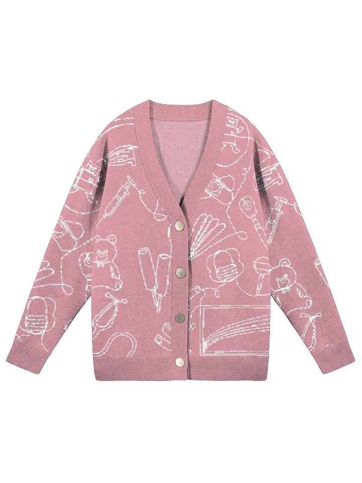 Service Lines (Pediatrics - Hot Pink Cardigan) product image (4)
