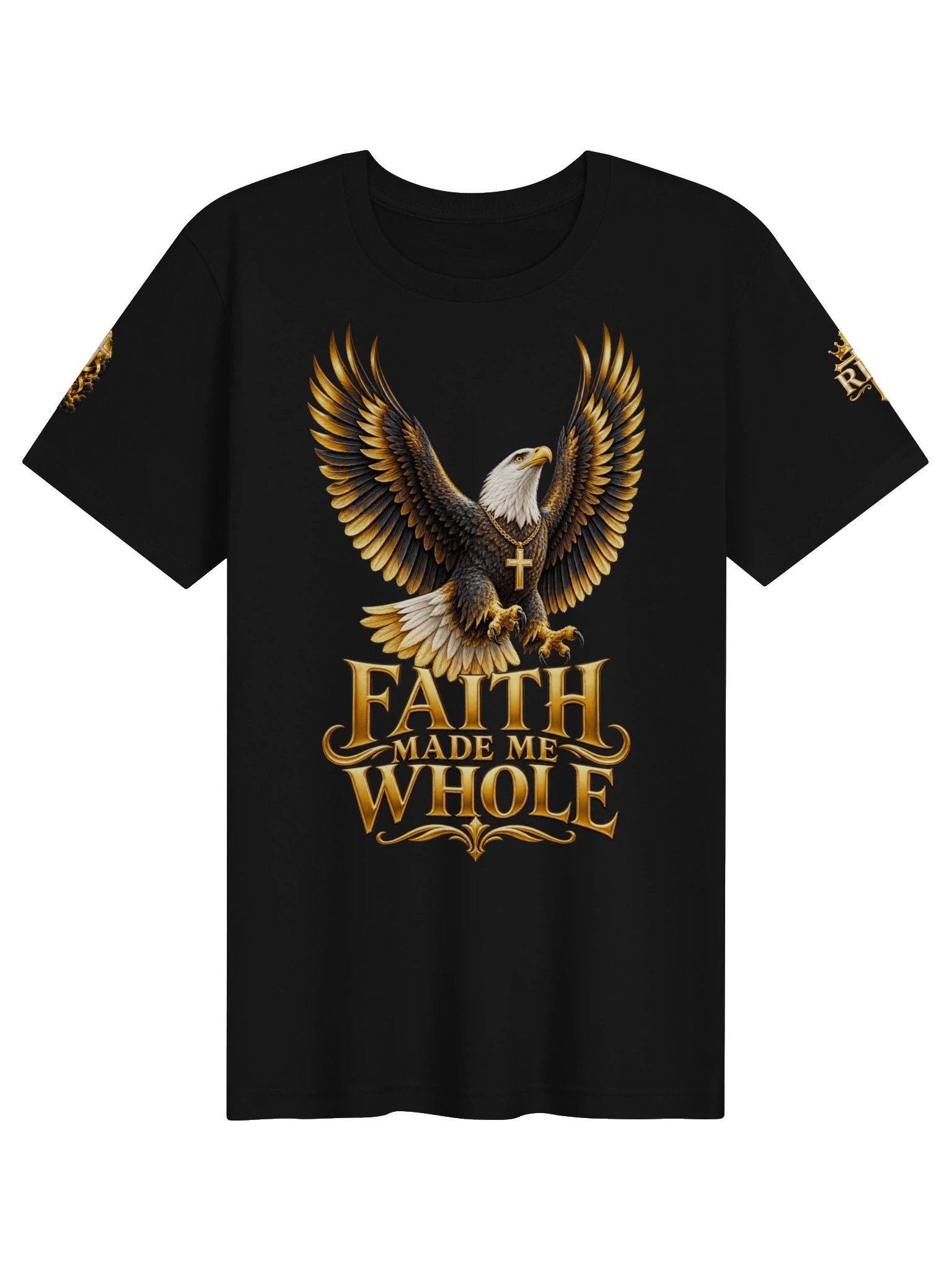 RBF I Rise With Faith Cross-Sleeve T-Shirt product image (1)