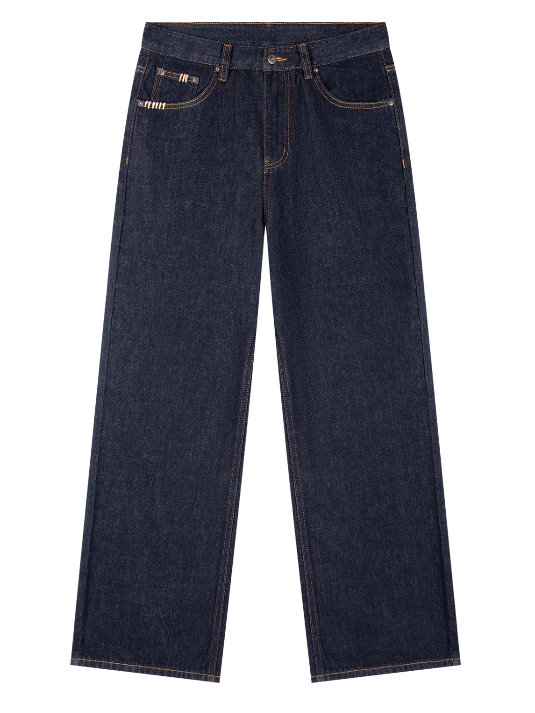 SWAHM Men’s Heavyweight Straight-Leg Denim Jeans product image (1)