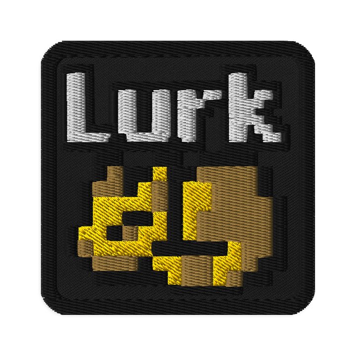 Pixelated Lurk Embroidered Patch product image (1)