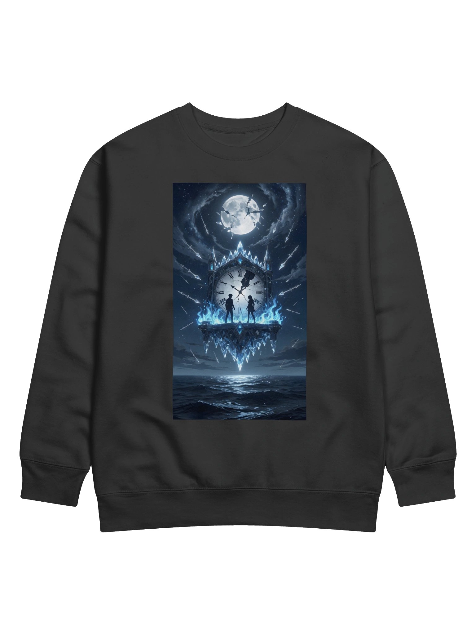 Cracked Moon Clockwork Dream Sweatshirt product image (1)