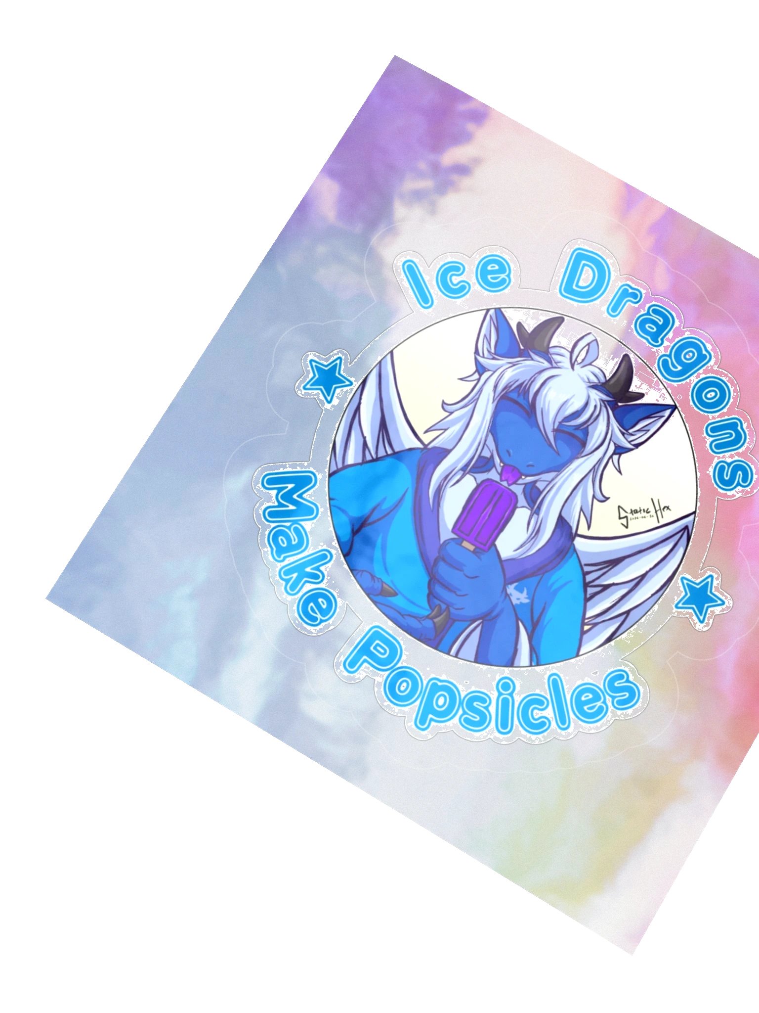 statichex Holographic Sticker product image (2)