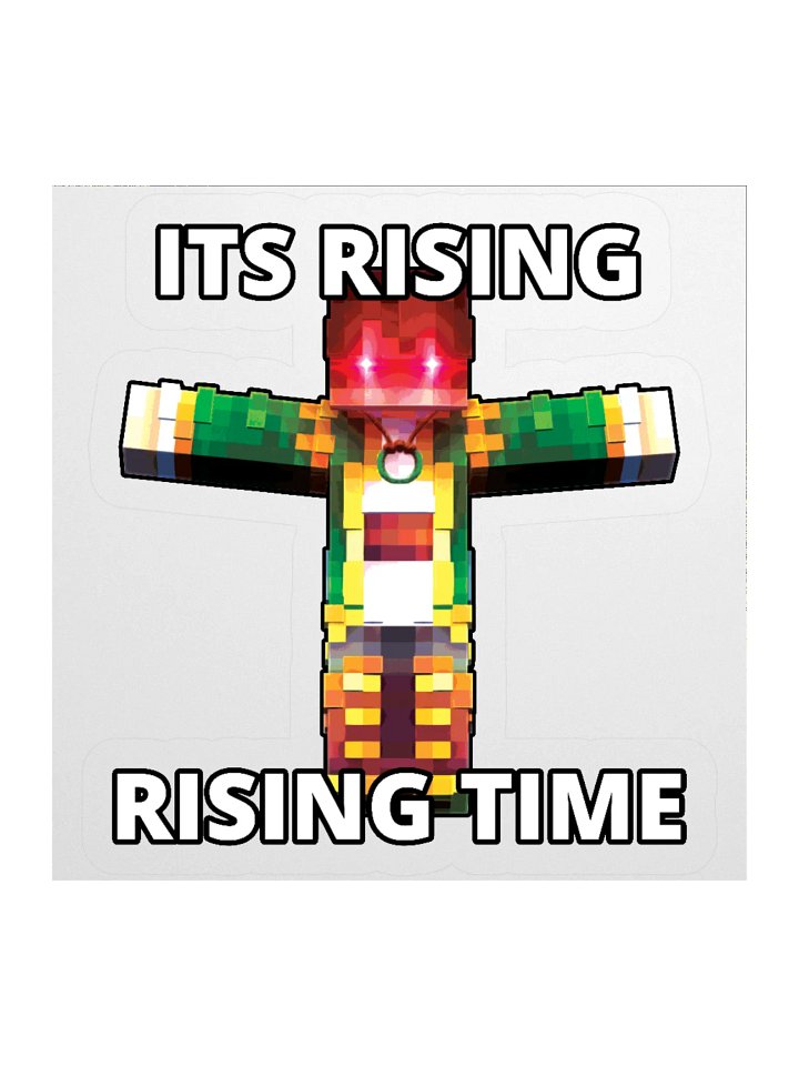 Rising Time Sticker product image (3)