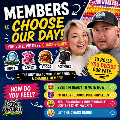 Hey Members!! (and future members 👀)

We’re bringing back “Members Choose Our Day” soon! If you’ve been around for one before...