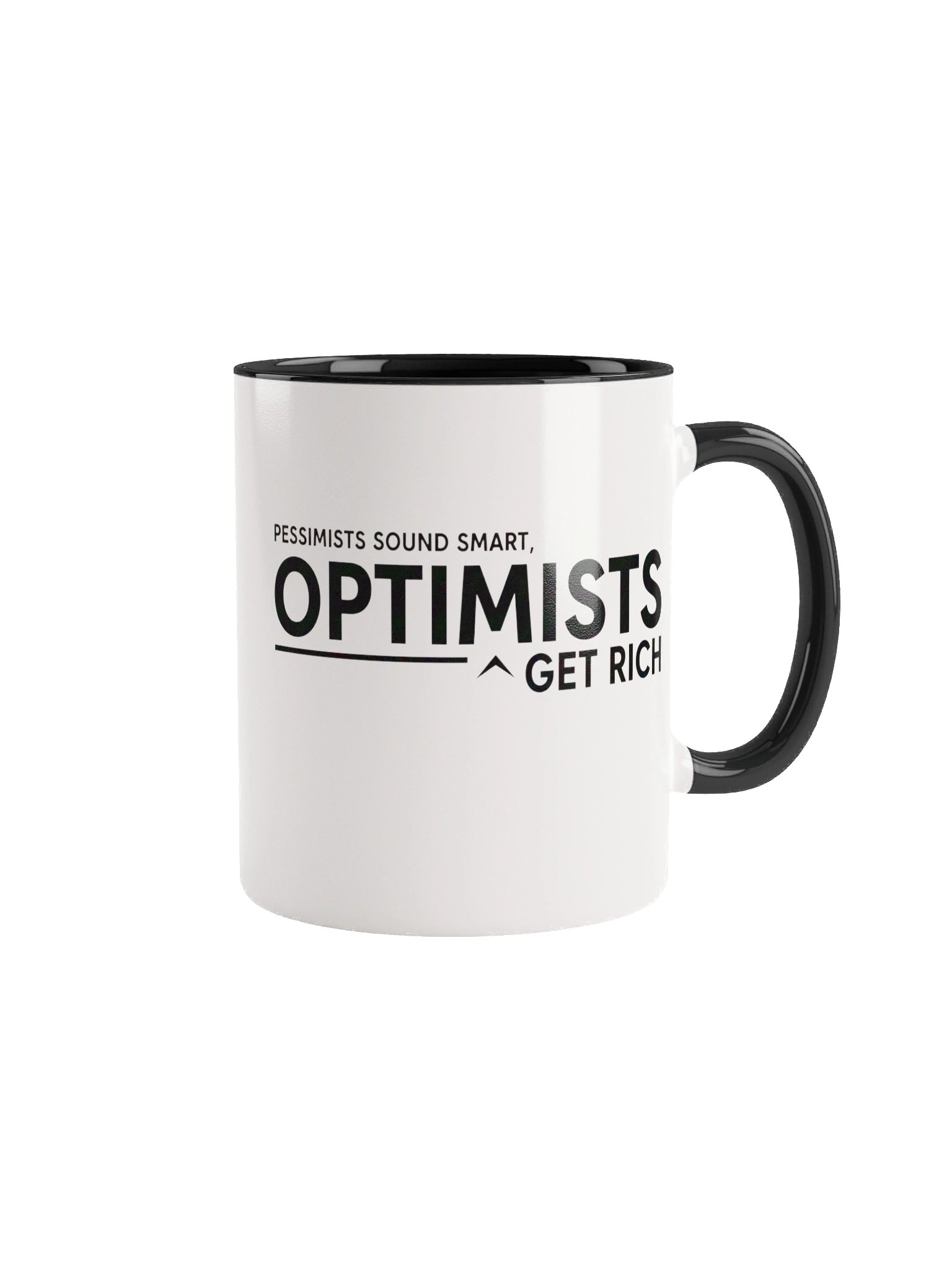 Optimists Get Rich Mug — For the Builders Who Bet on Themselves product image (1)