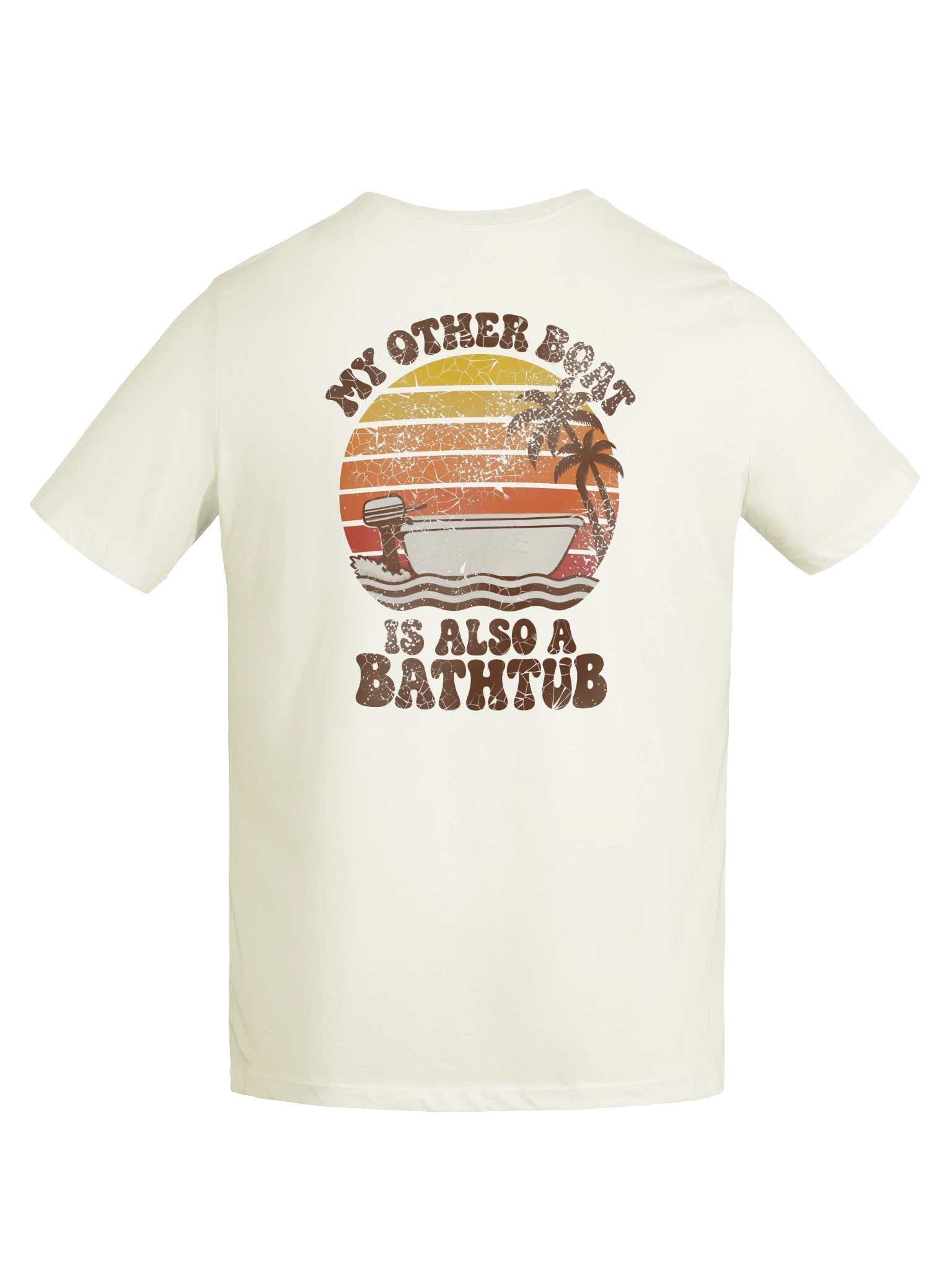 My Other Boat Is Also A Bathtub - 70s Sunset - Women's Relaxed Tee product image (9)