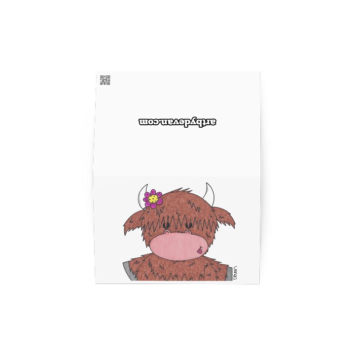 Motivational Animal Card: Cow product image (2)
