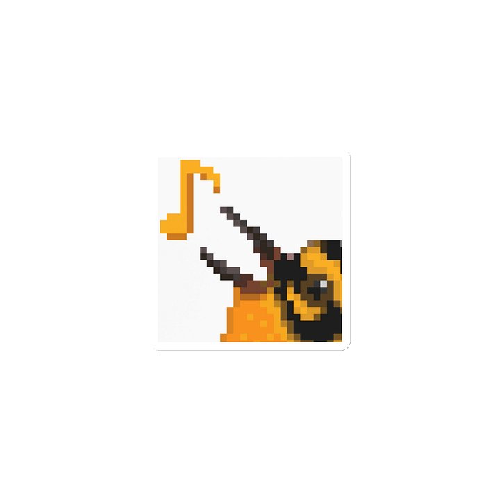 Singing Blackburnian Pixel Warbler Magnet product image (2)