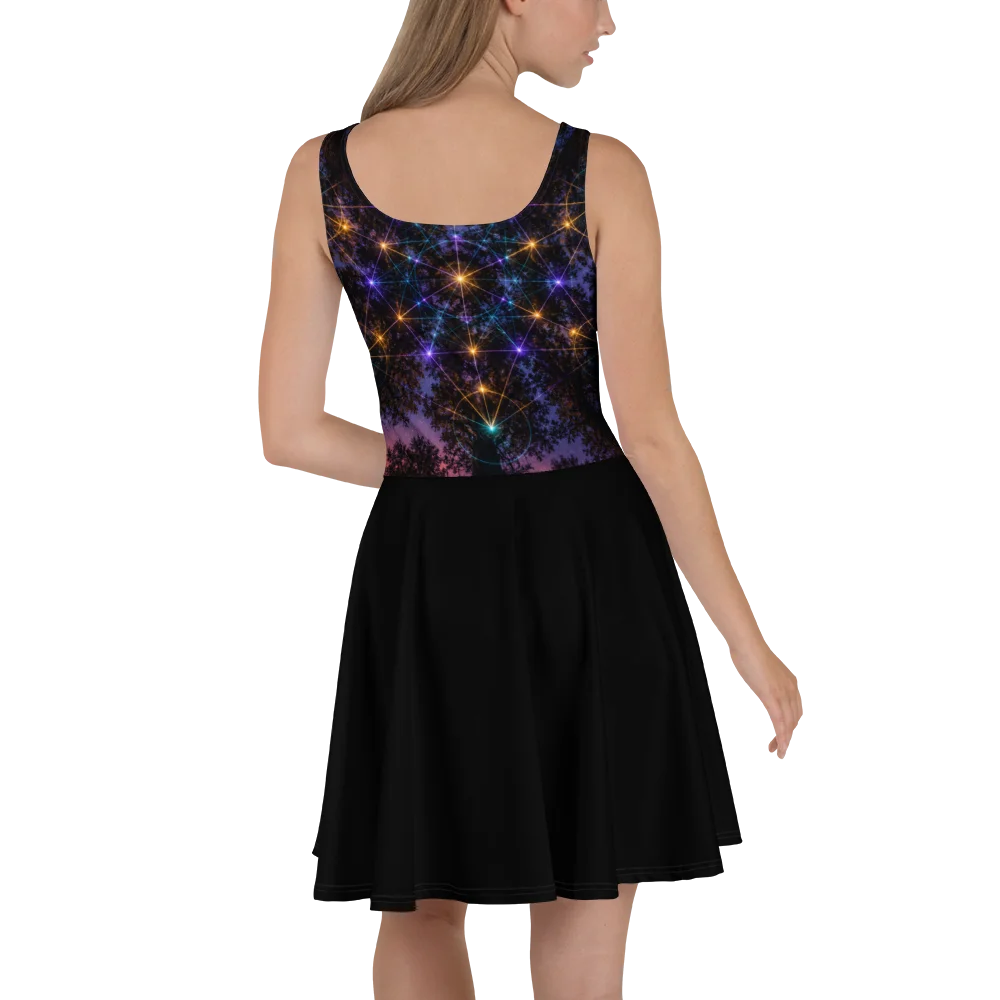 Starlit Frequency Skater Dress product image (4)