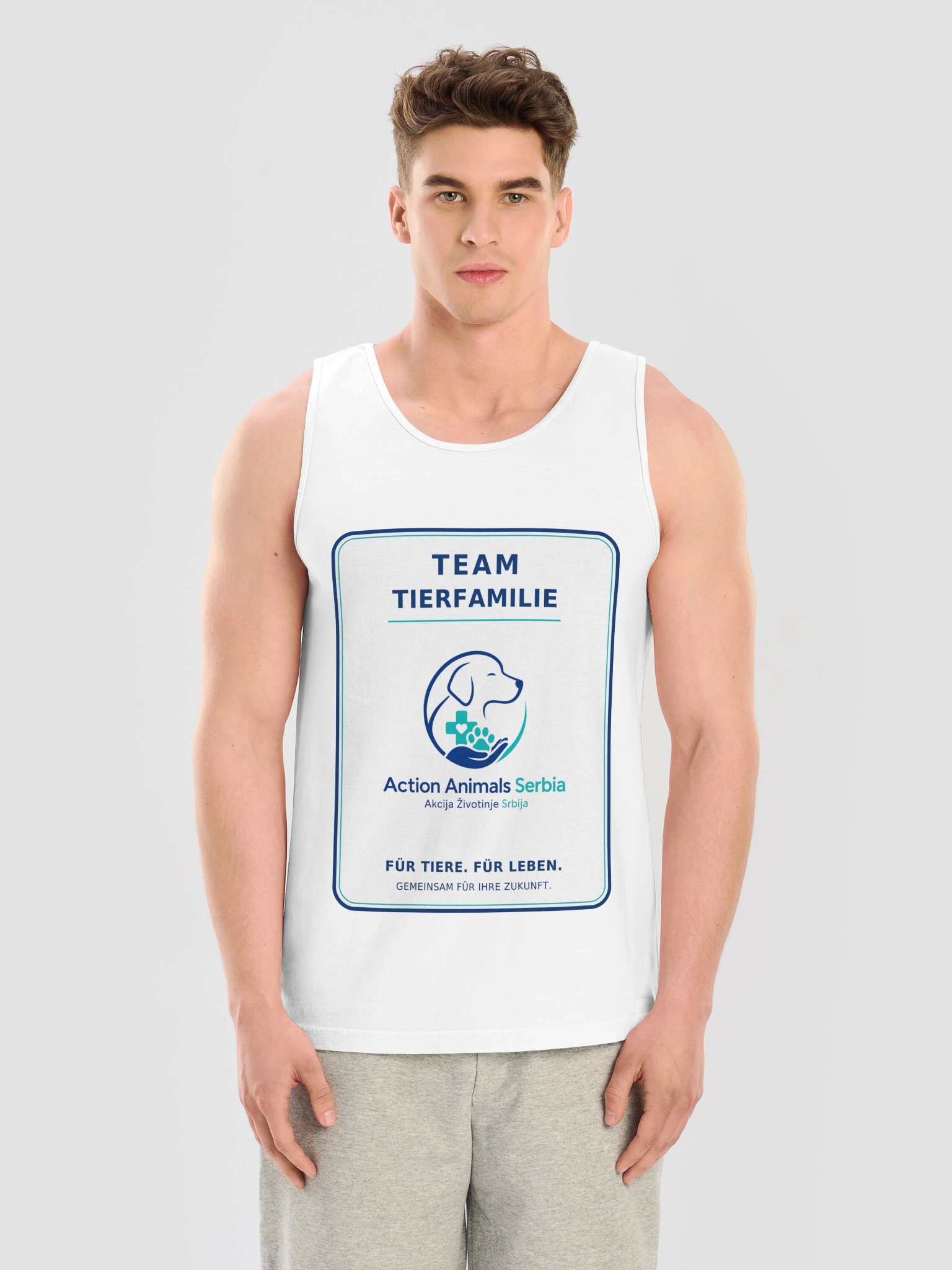 Team Tierfamilie Garment-Dyed Tanktop product image (9)