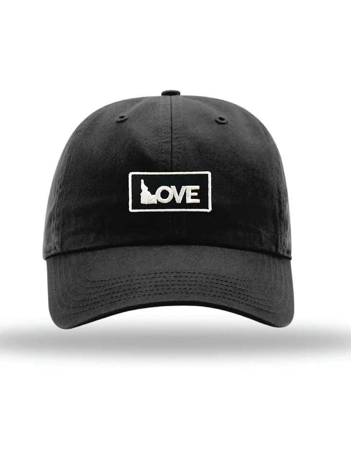 Idaho Love Patch Dad Hat (Black) product image (1)