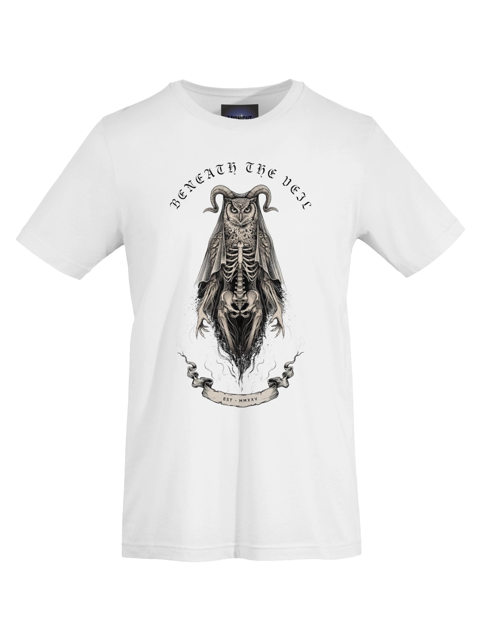 EST MMXXV Owl Skull Graphic Tee product image (48)
