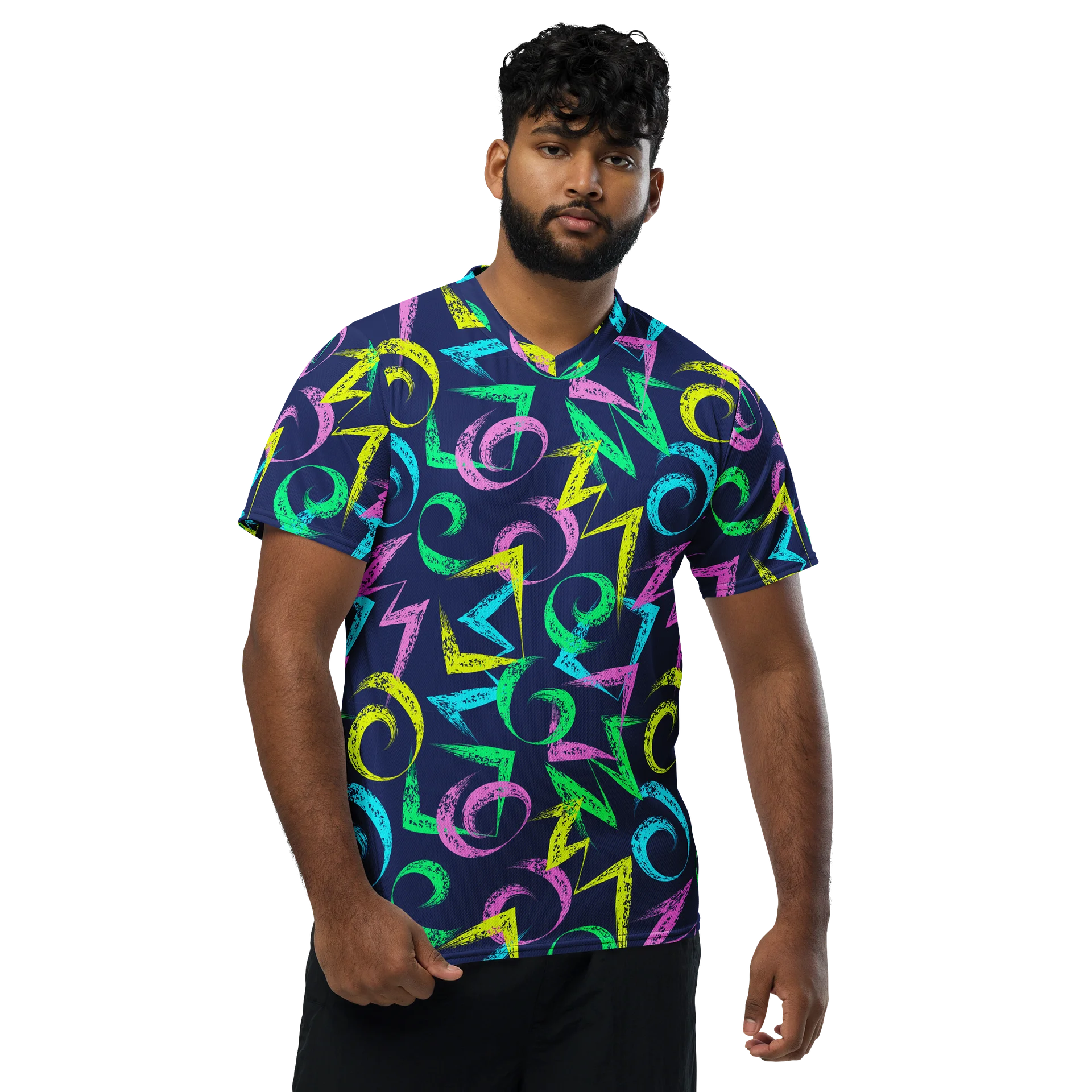 Grunge Paint Brush Strokes Unisex Sports Jersey product image (1)