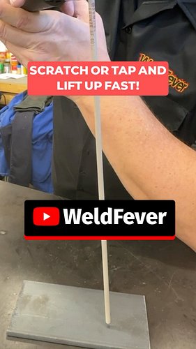Learn to start up a Stick Electrode Without Sticking! https://youtu.be/KI7Y5IFYl1s