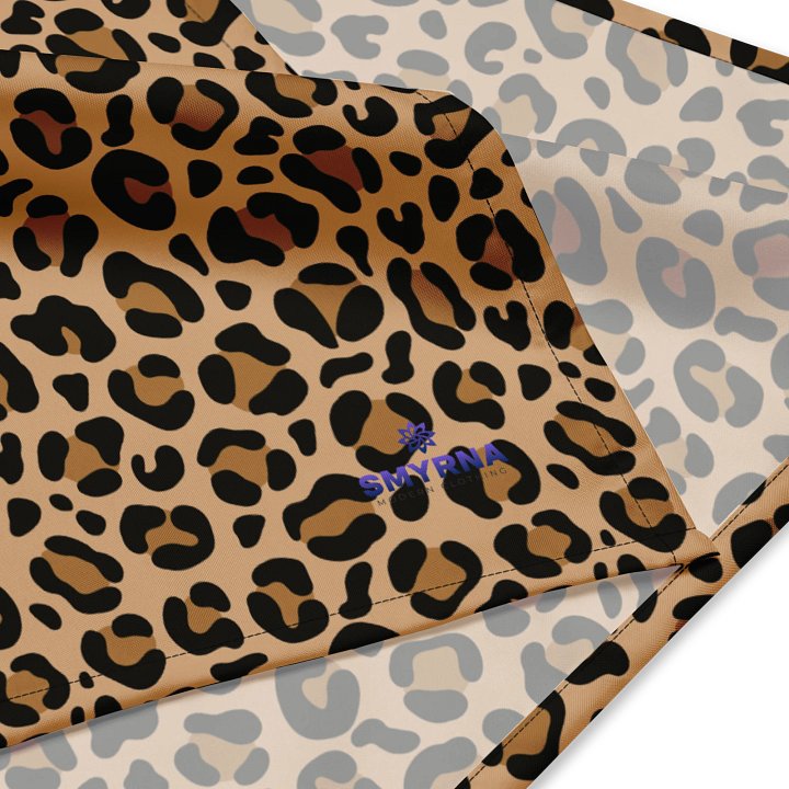 Versatile Custom Leopard Print Bandana for Everyday Style product image (4)