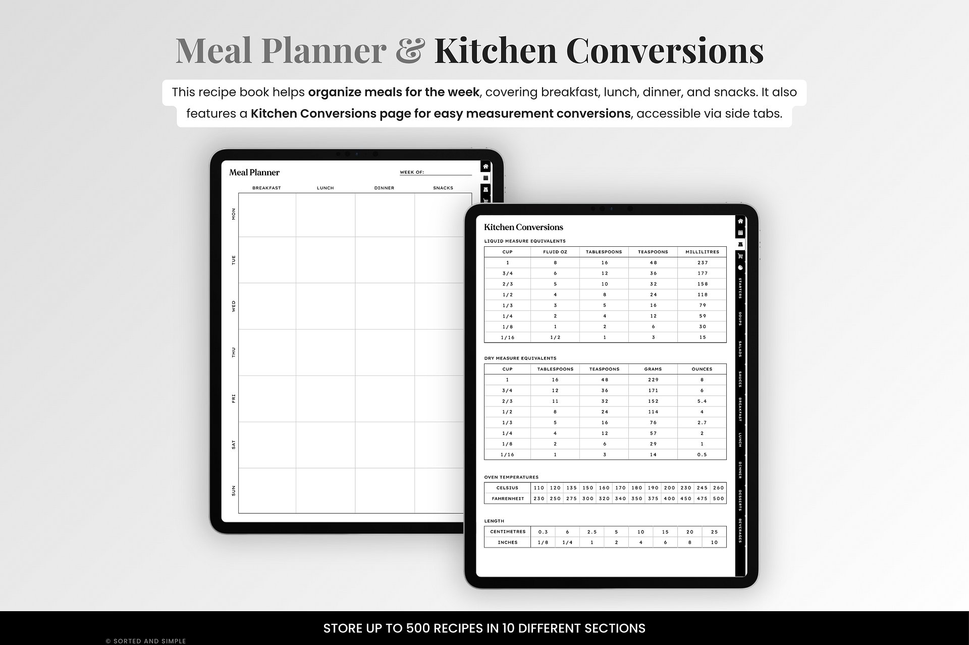 Digital Recipe Book - Black product image (4)