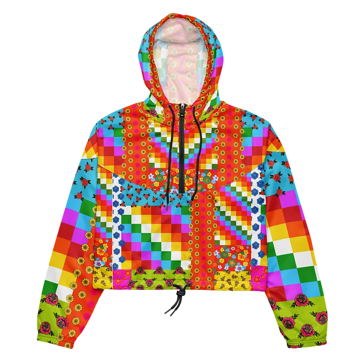 Wipala Flor Cropped Windbreaker product image (2)
