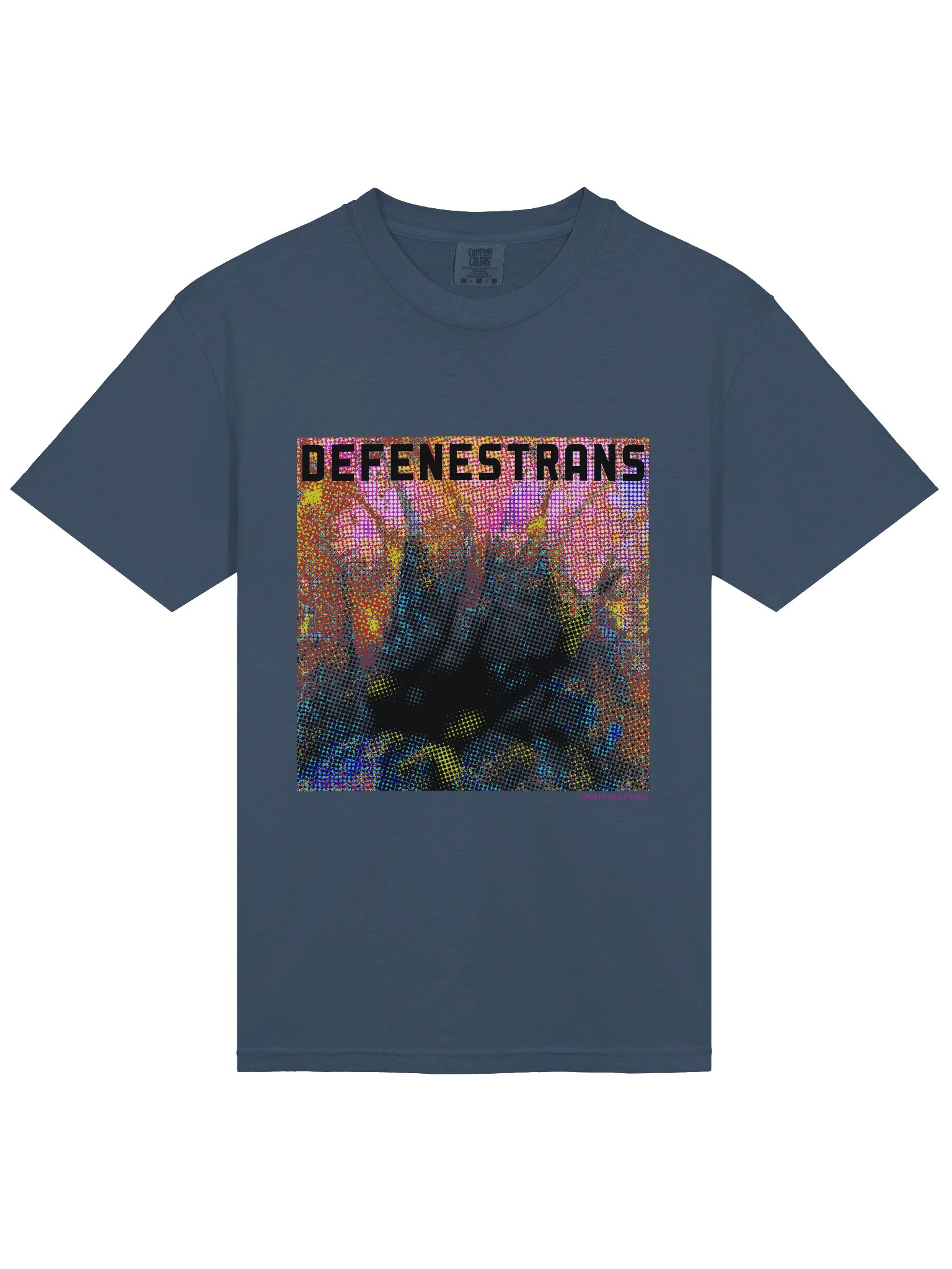 Defenestrans "glow" logo t-shirt product image (3)