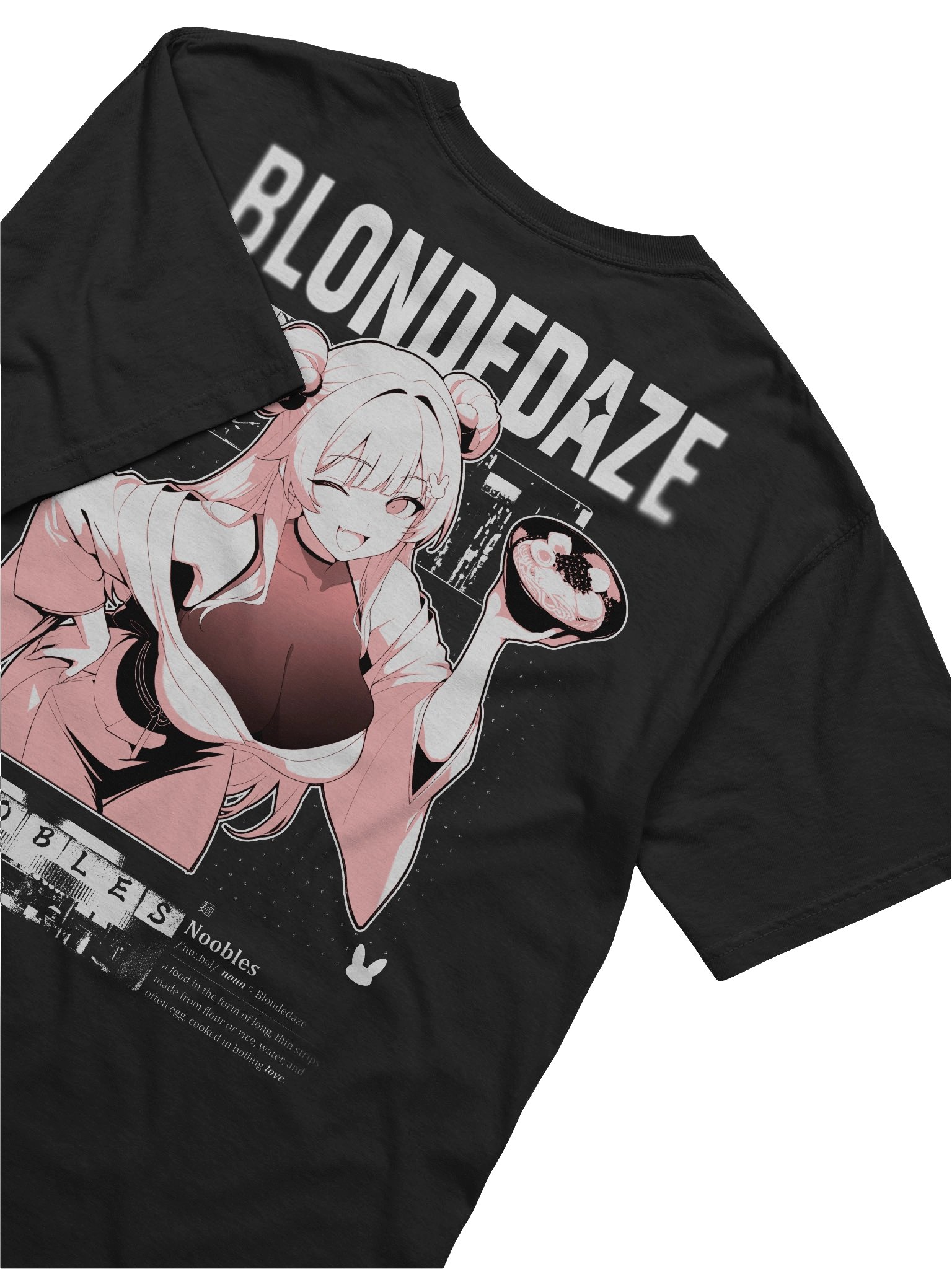 Noobles Tee - Pink - SFW edition product image (1)