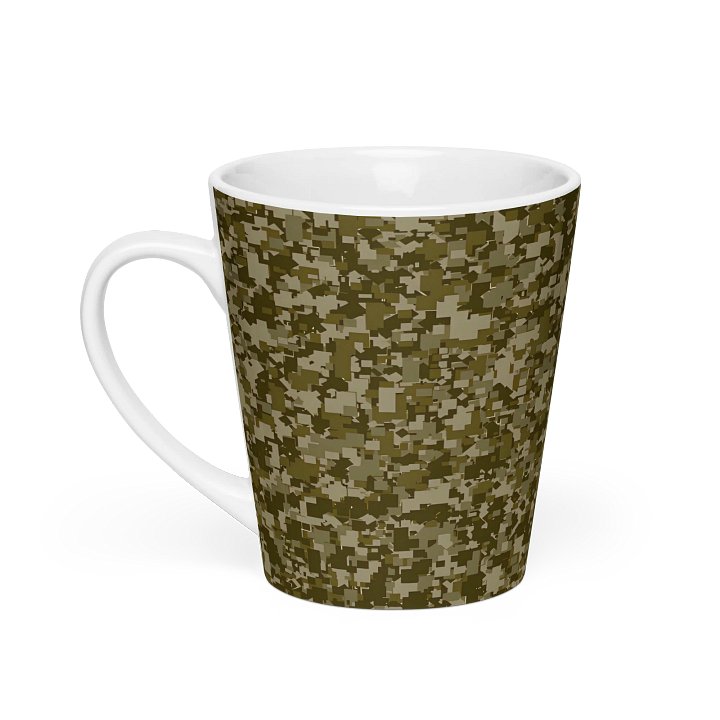 Forest Camo Latte Mug product image (1)