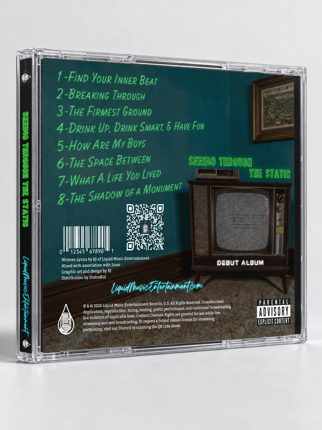Seeing Through the Static – Physical CD product image (2)