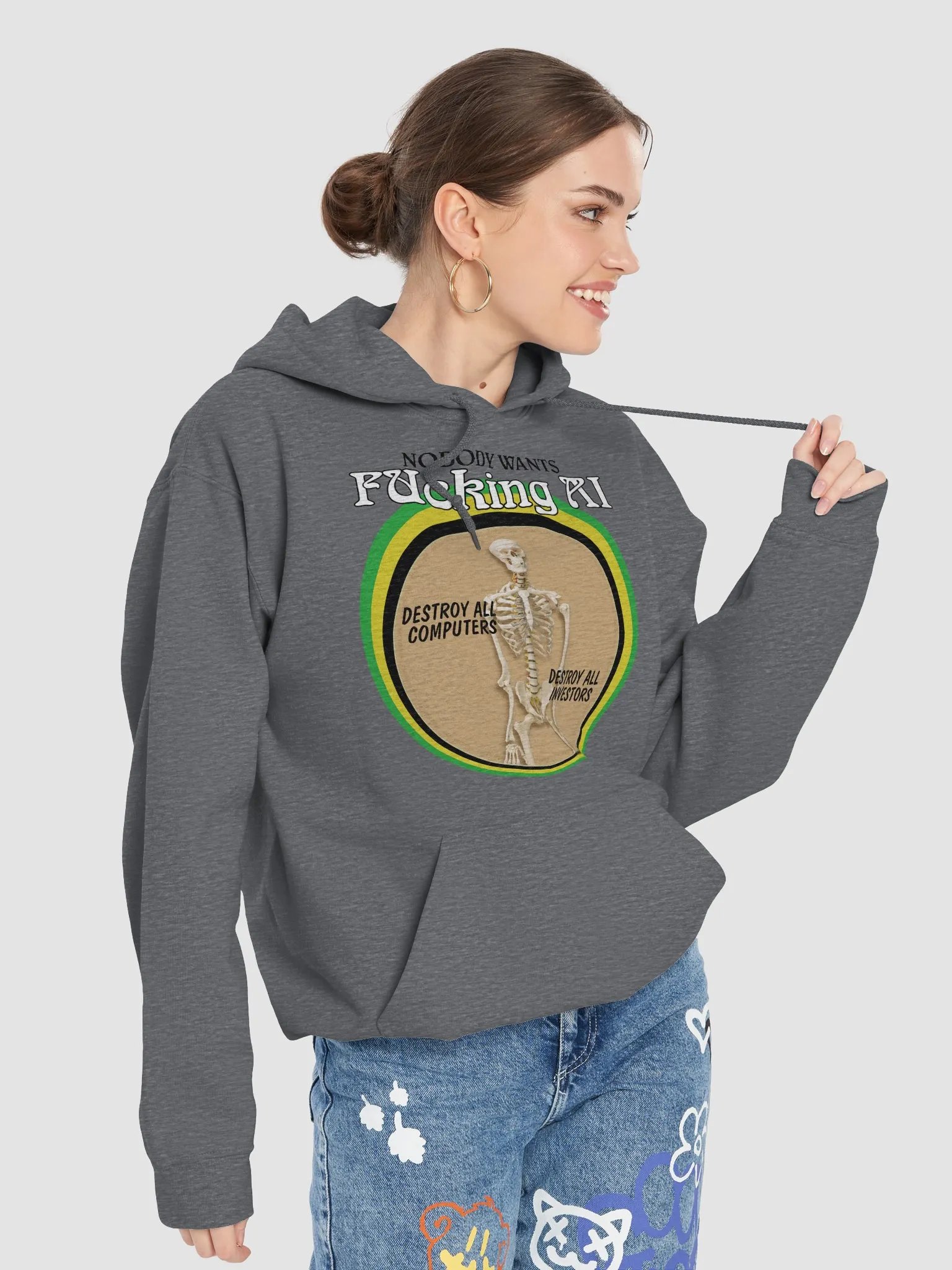 NOBODY WANTS AI - HOODY product image (7)